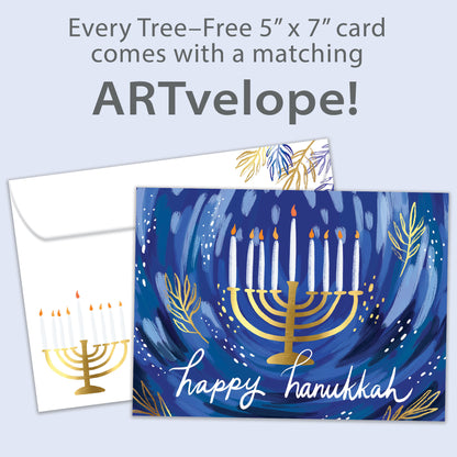 Glow Together Hanukkah Card