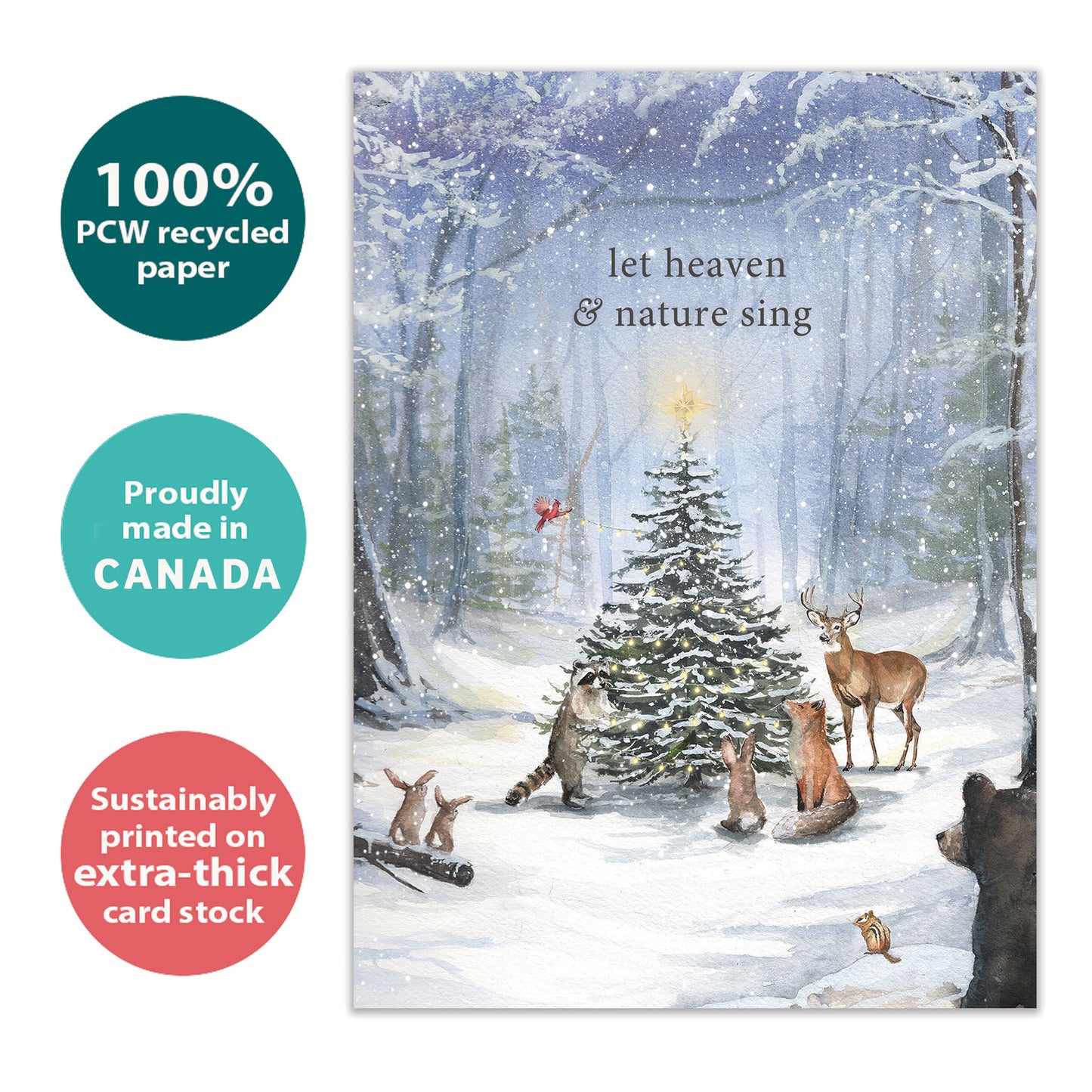 Heaven and Nature Holiday Card