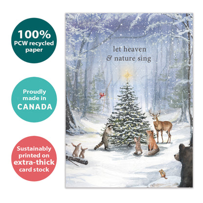Heaven and Nature Holiday Card