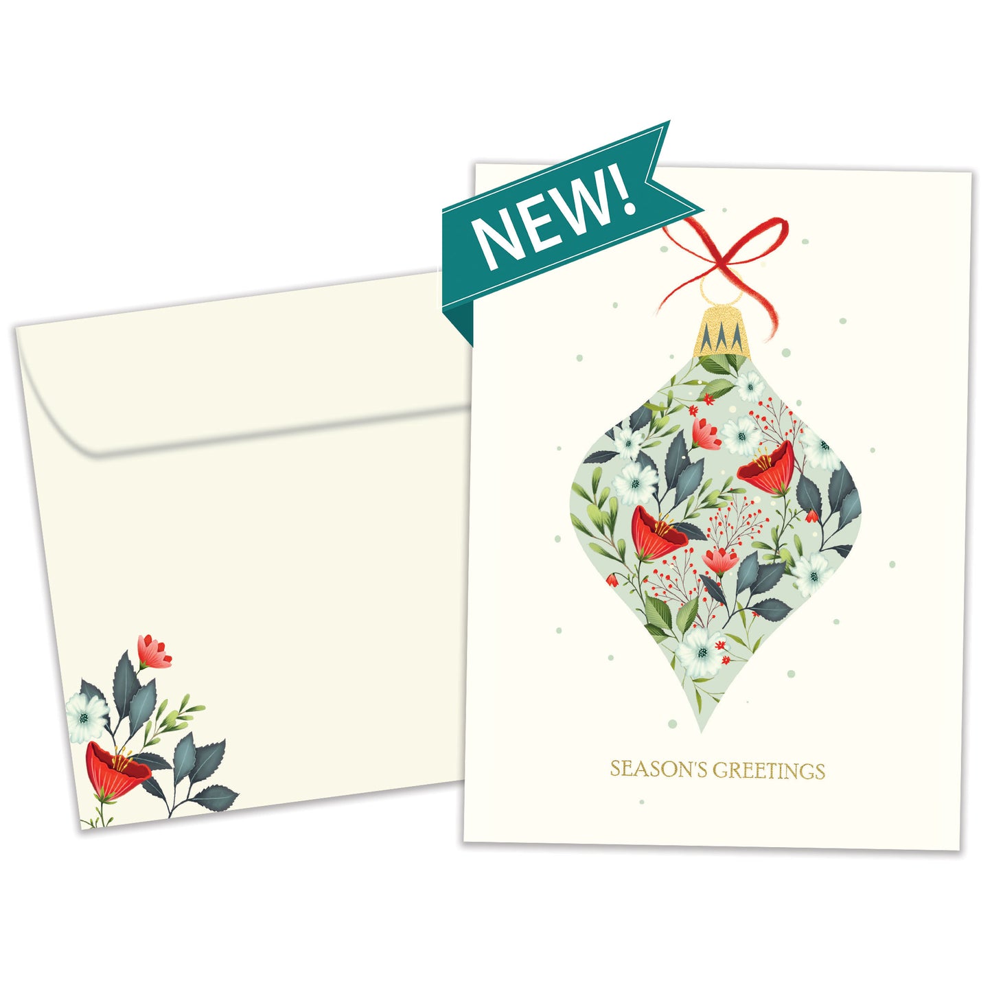 Elegant Ornament Holiday Card