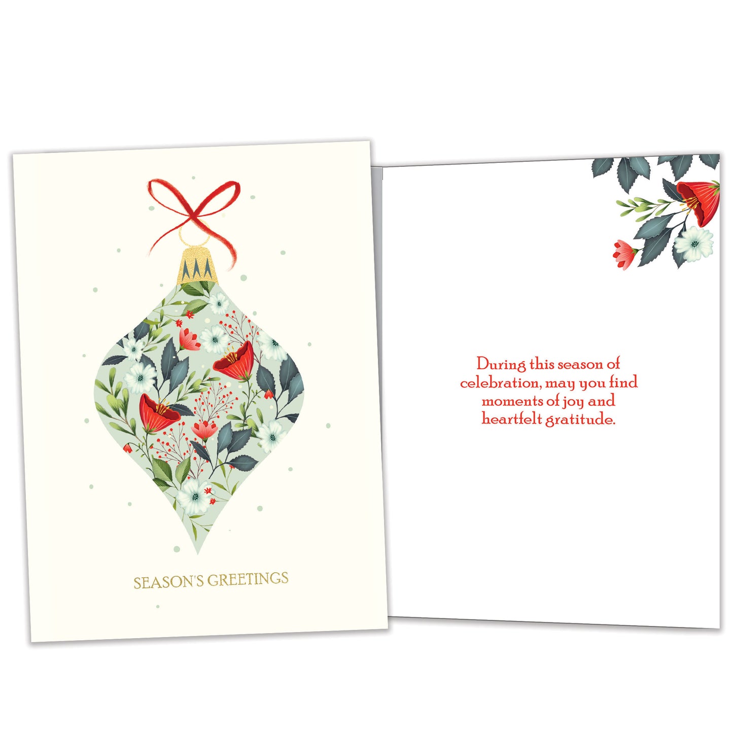 Elegant Ornament Holiday Card