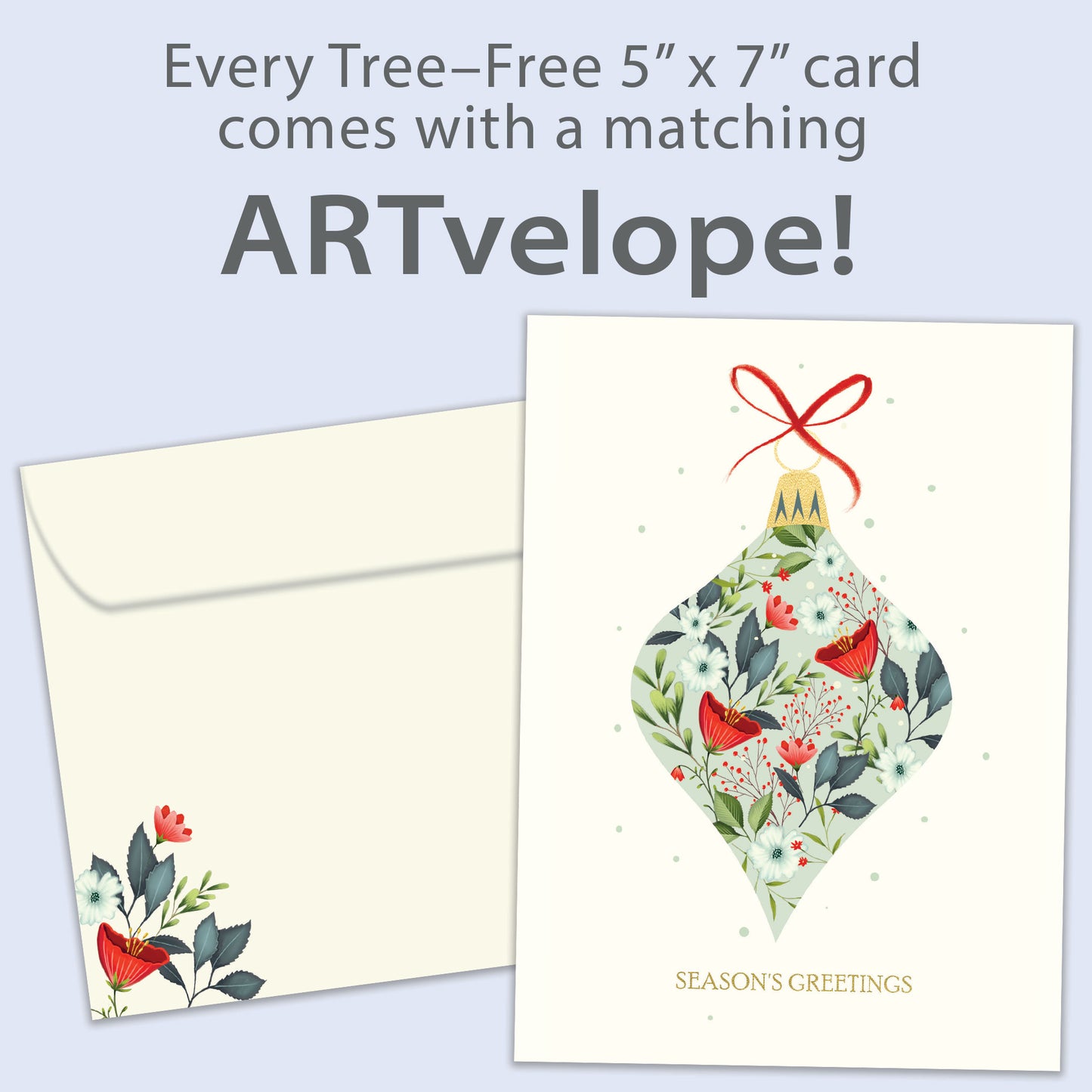 Elegant Ornament Holiday Card