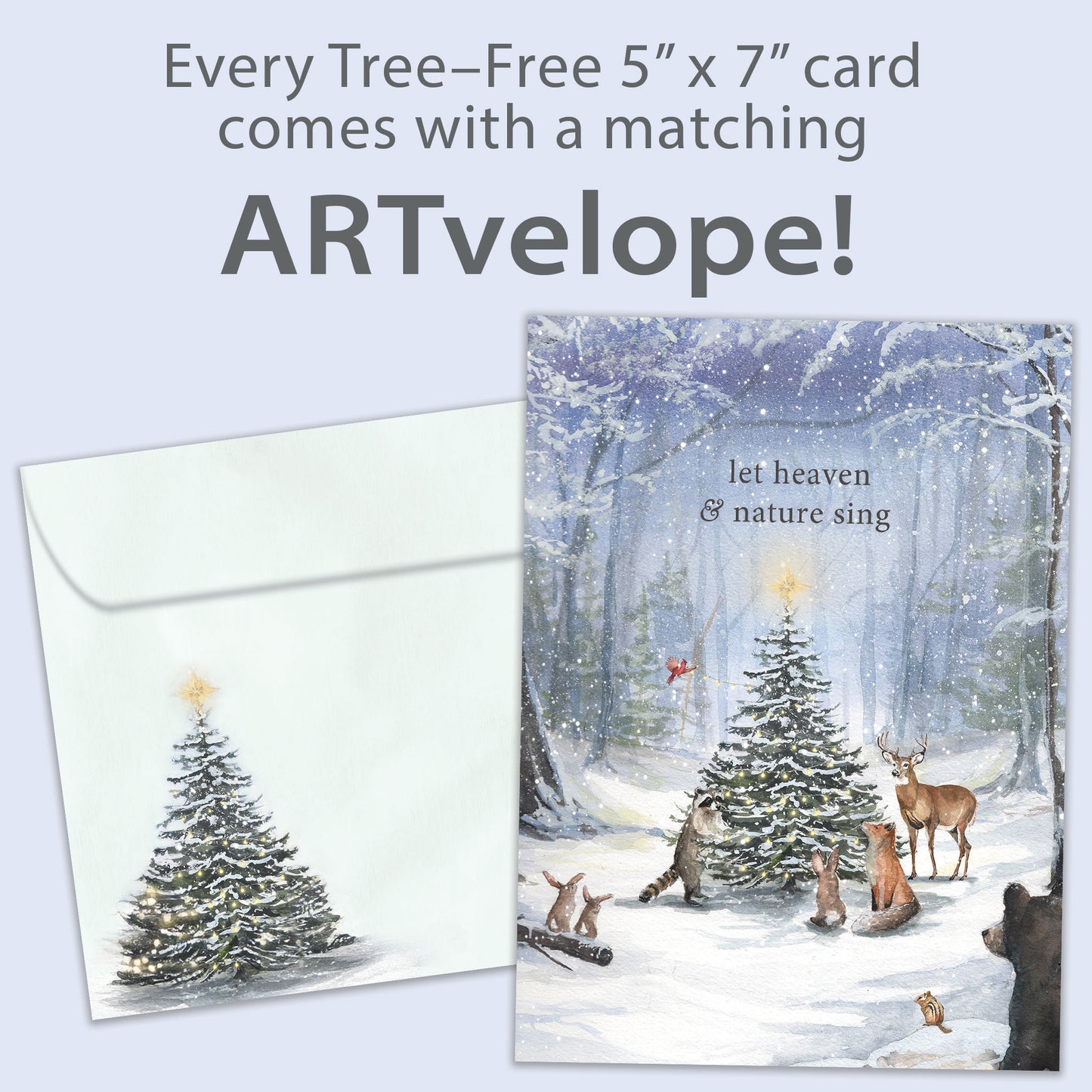Heaven and Nature Holiday Card