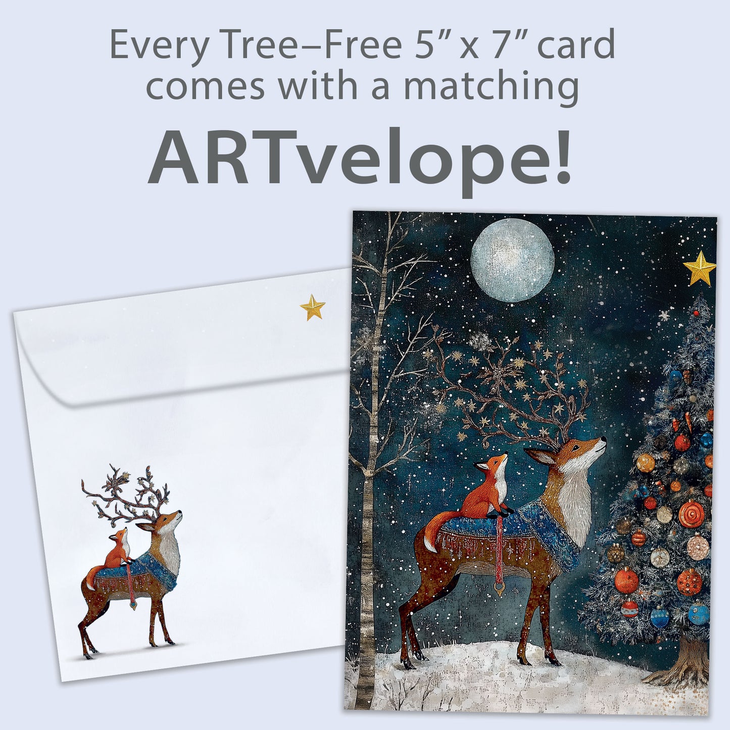 Starry Wonder Holiday Card