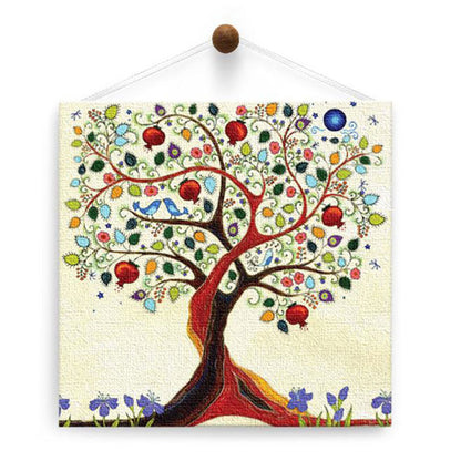 Inspiring Tree Of Life Thumb-Tack Canvas Card