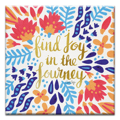 Joy In The Journey Thumb-Tack Canvas Card
