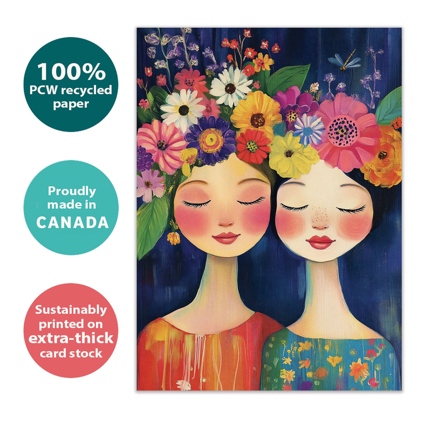 Still Besties Just Because Card