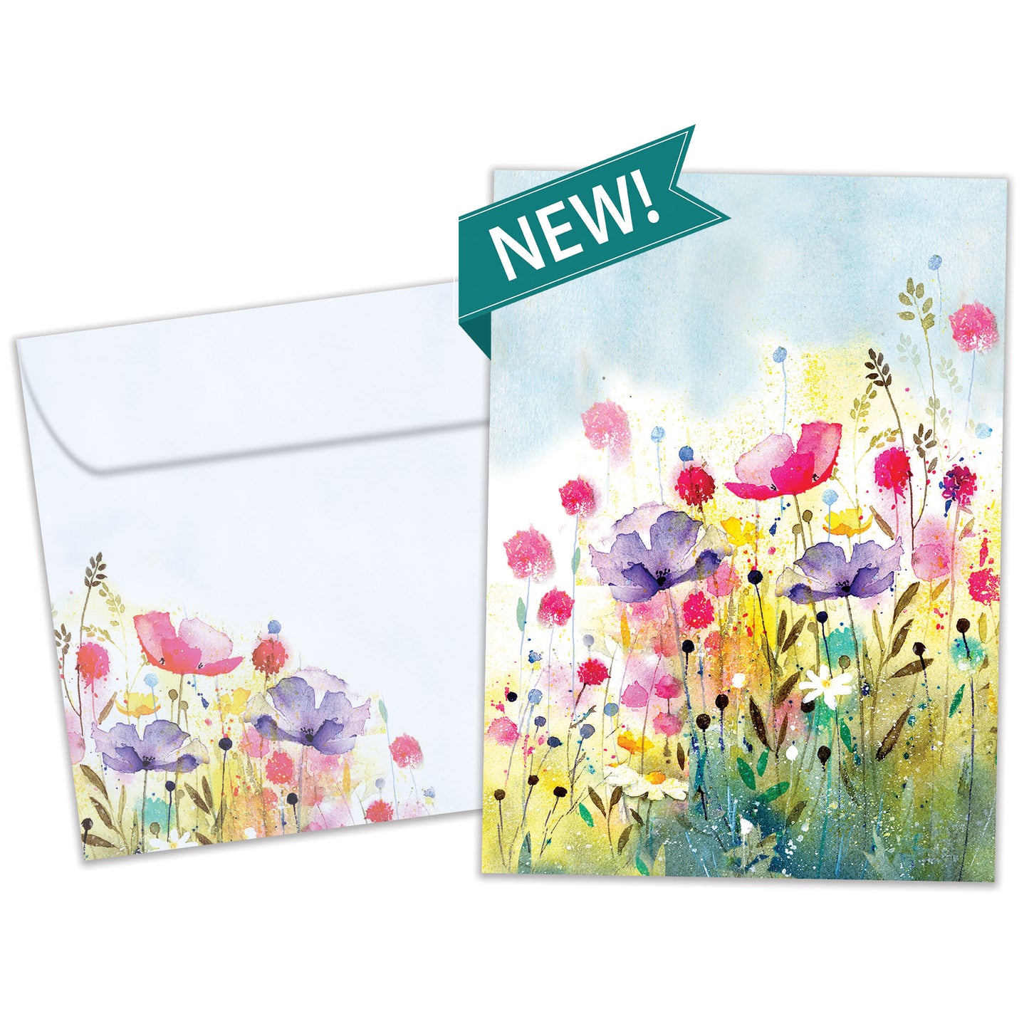 Thoughtful Wildflowers Just Because Card