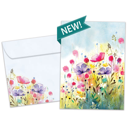 Thoughtful Wildflowers Just Because Card