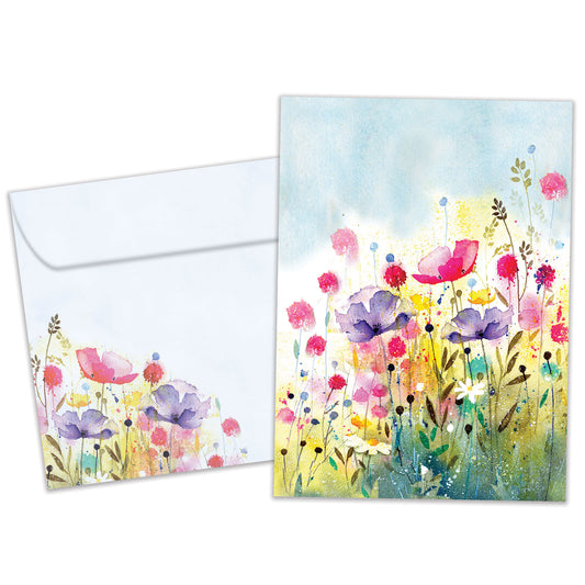 Thoughtful Wildflowers Just Because Card