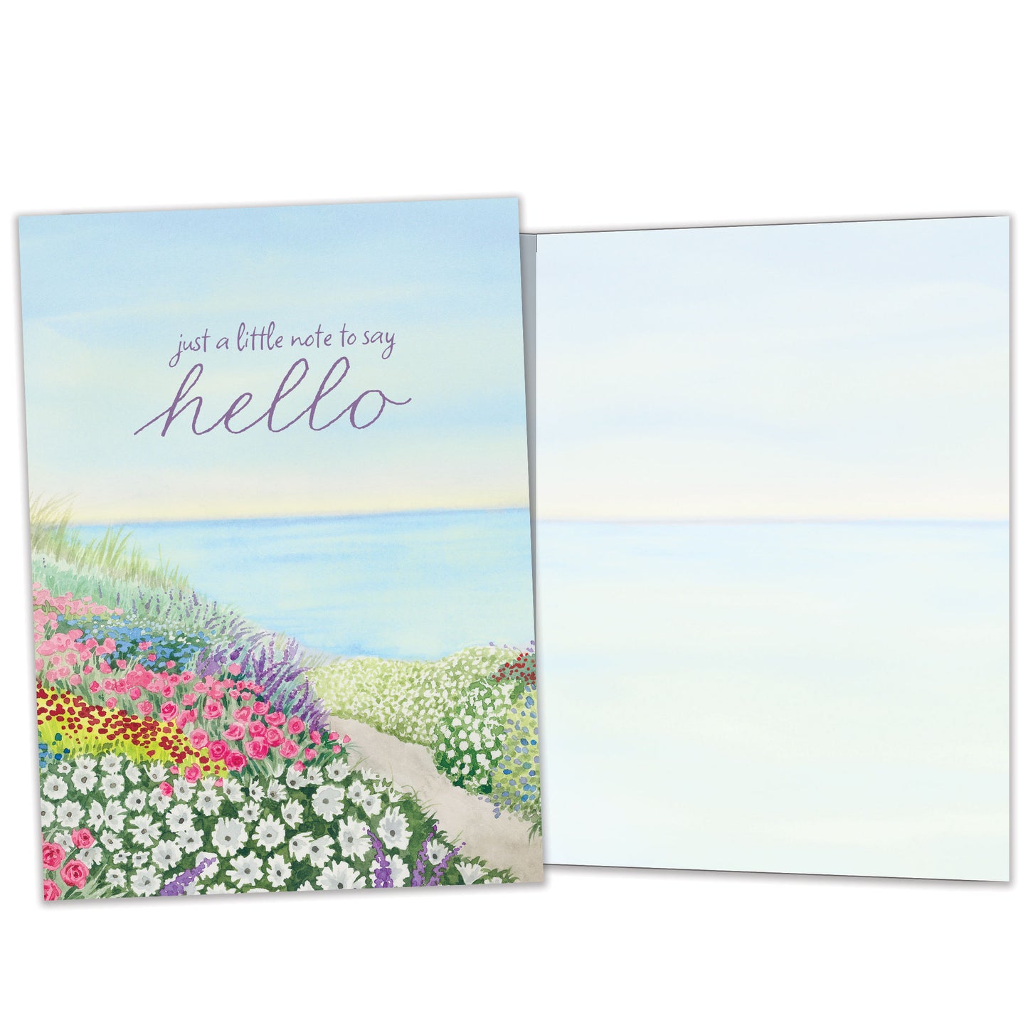 Hello Flowers Just Because Card