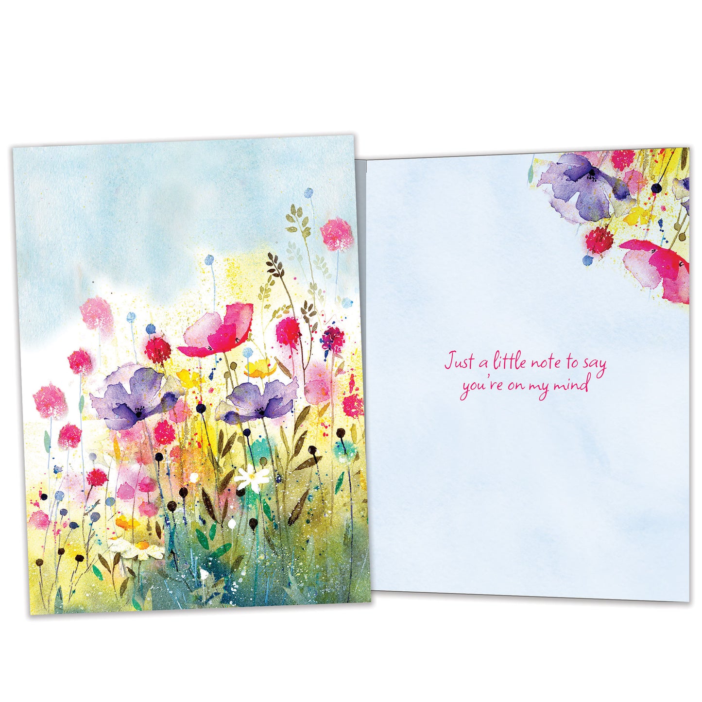 Thoughtful Wildflowers Just Because Card