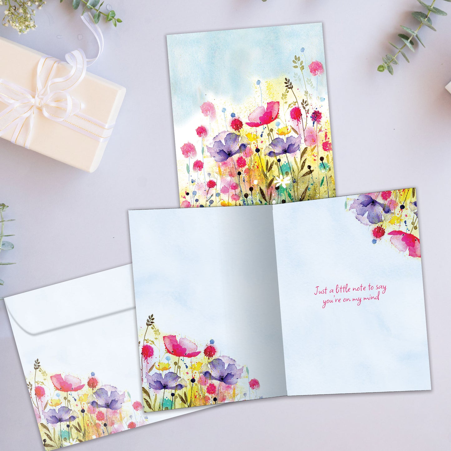 Thoughtful Wildflowers Just Because Card