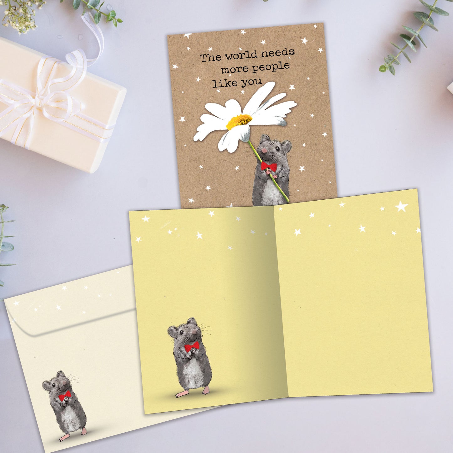 Mouse Sunshine Just Because Card