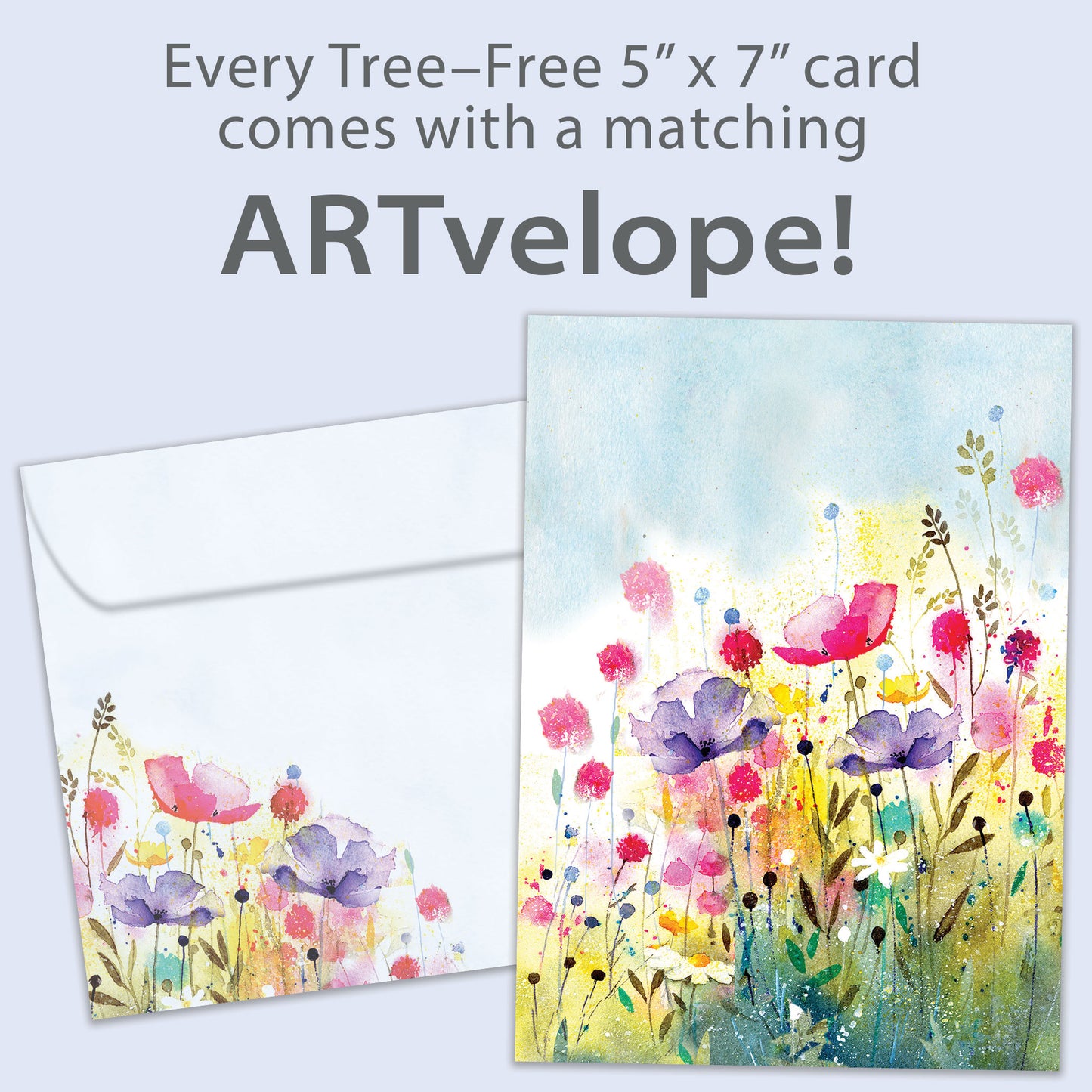 Thoughtful Wildflowers Just Because Card