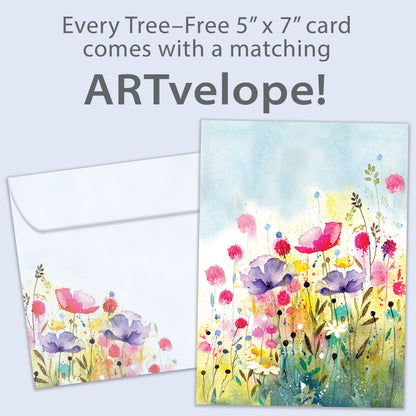 Thoughtful Wildflowers Just Because Card