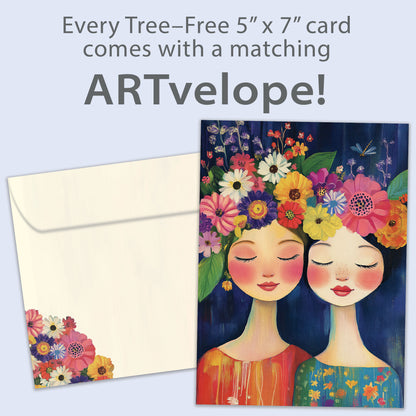 Still Besties Just Because Card