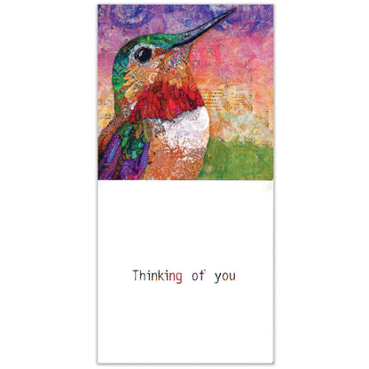 Look Well Into Thyself Thumb-Tack Canvas Card