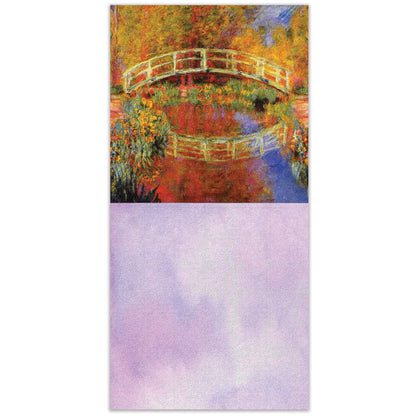 Monet The Japanese Bridge Thumb-Tack Canvas Card