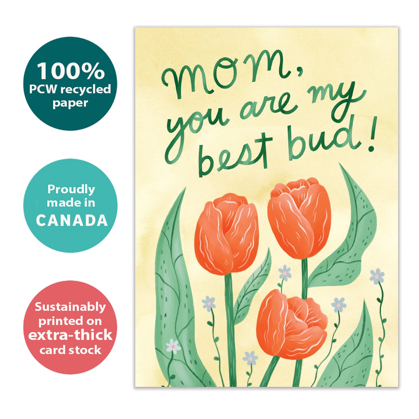 Best Bud Tulips Mother's Day Card