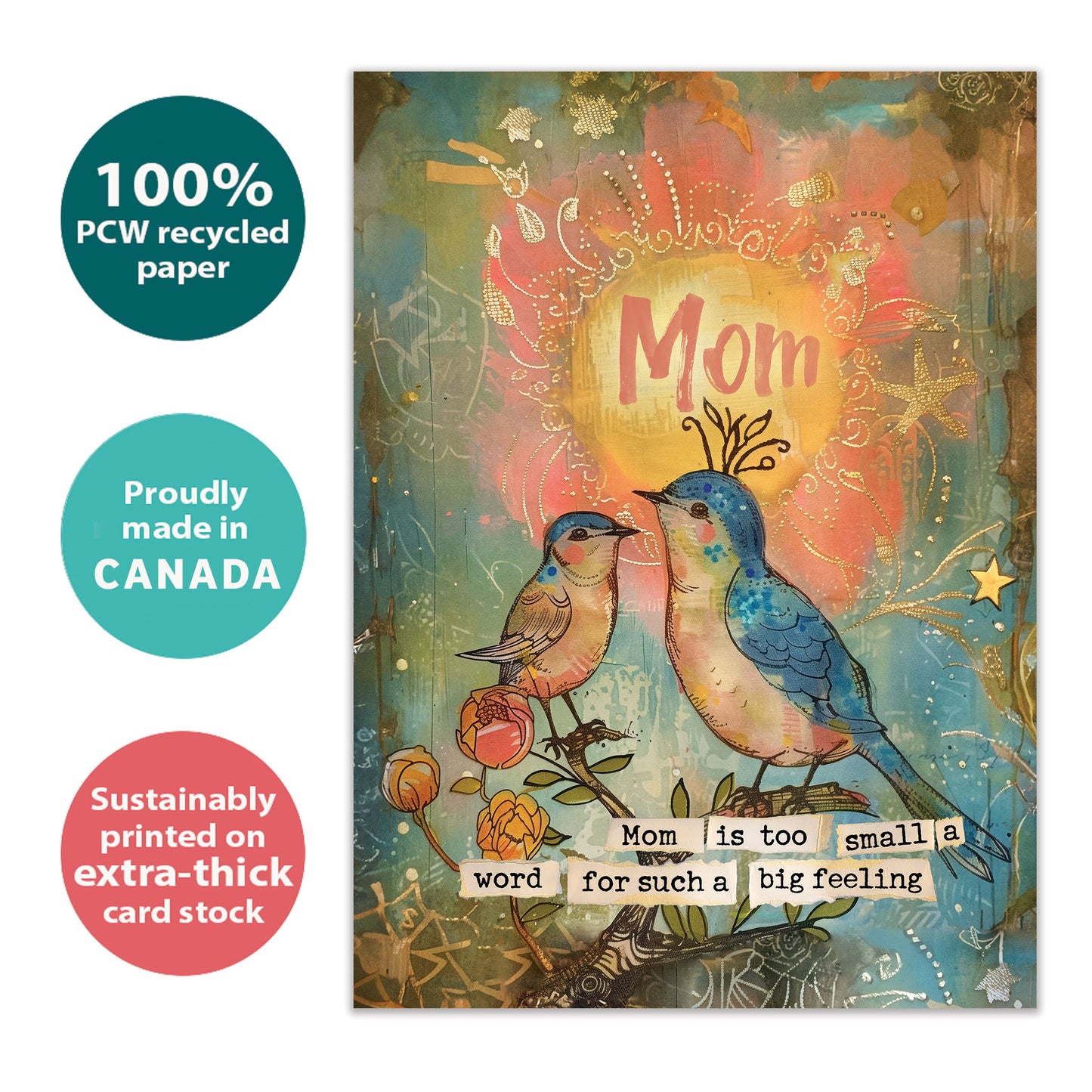 Bird Feelings Mother's Day Card
