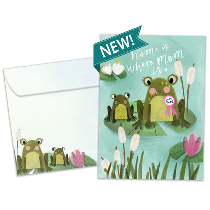 Frog Home Mother's Day Card