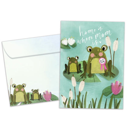 Frog Home Mother's Day Card
