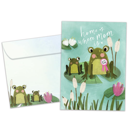 Frog Home Mother's Day Card