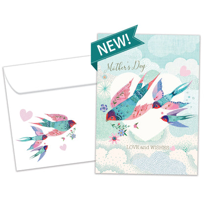 Loving Bird Wishes Mother's Day Card
