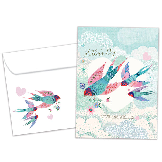 Loving Bird Wishes Mother's Day Card