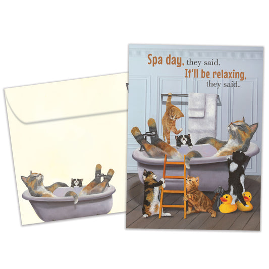 Relaxing Spa Mother’s Day Card