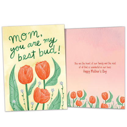 Best Bud Tulips Mother's Day Card