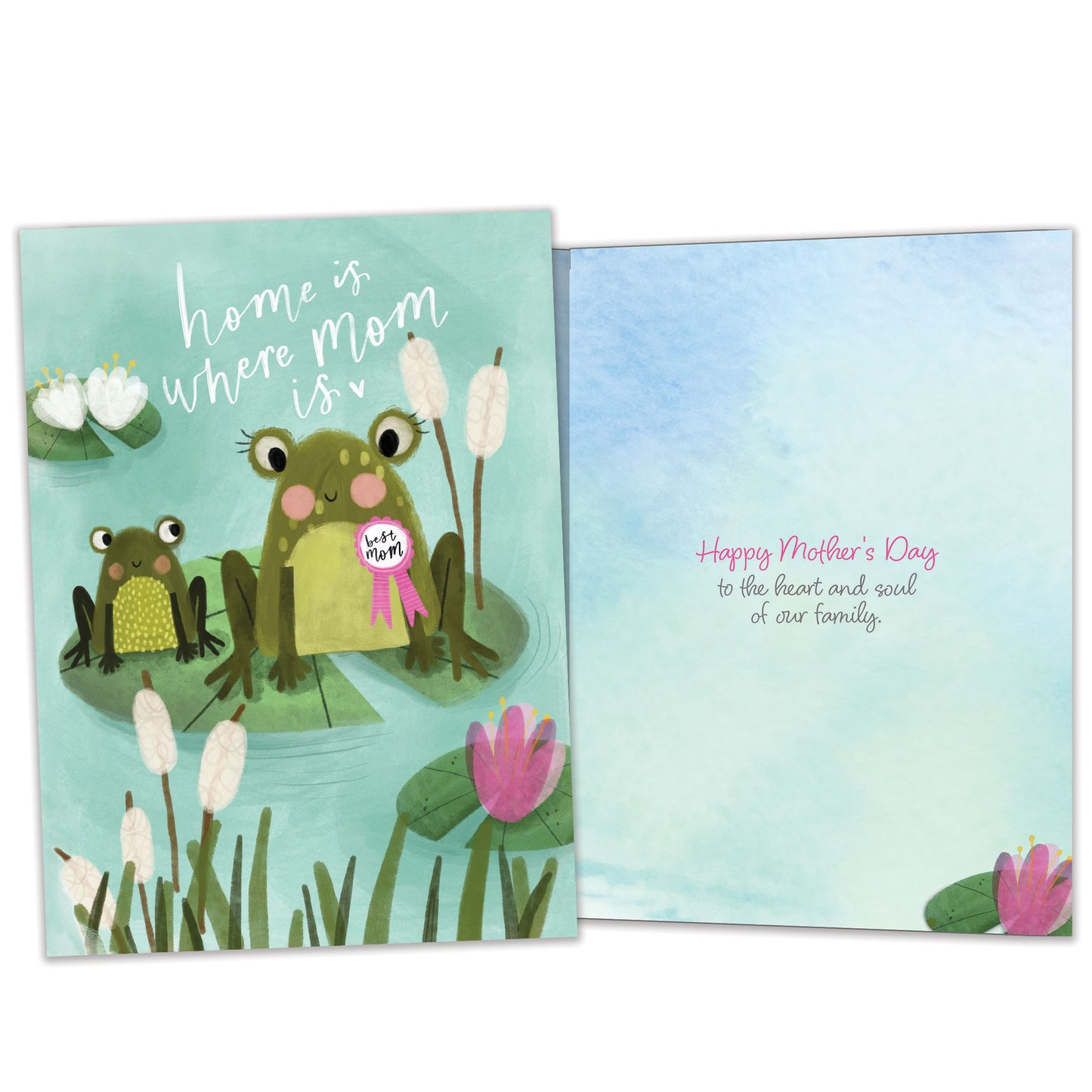 Frog Home Mother's Day Card