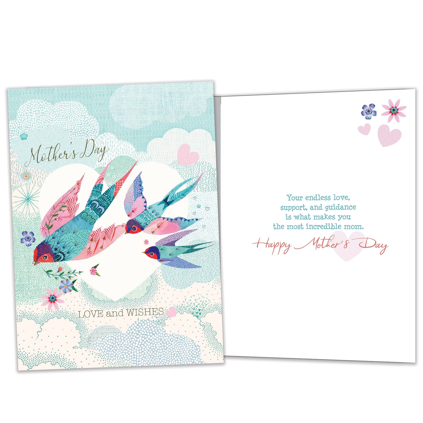 Loving Bird Wishes Mother's Day Card