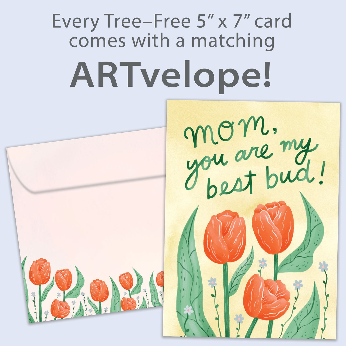 Best Bud Tulips Mother's Day Card