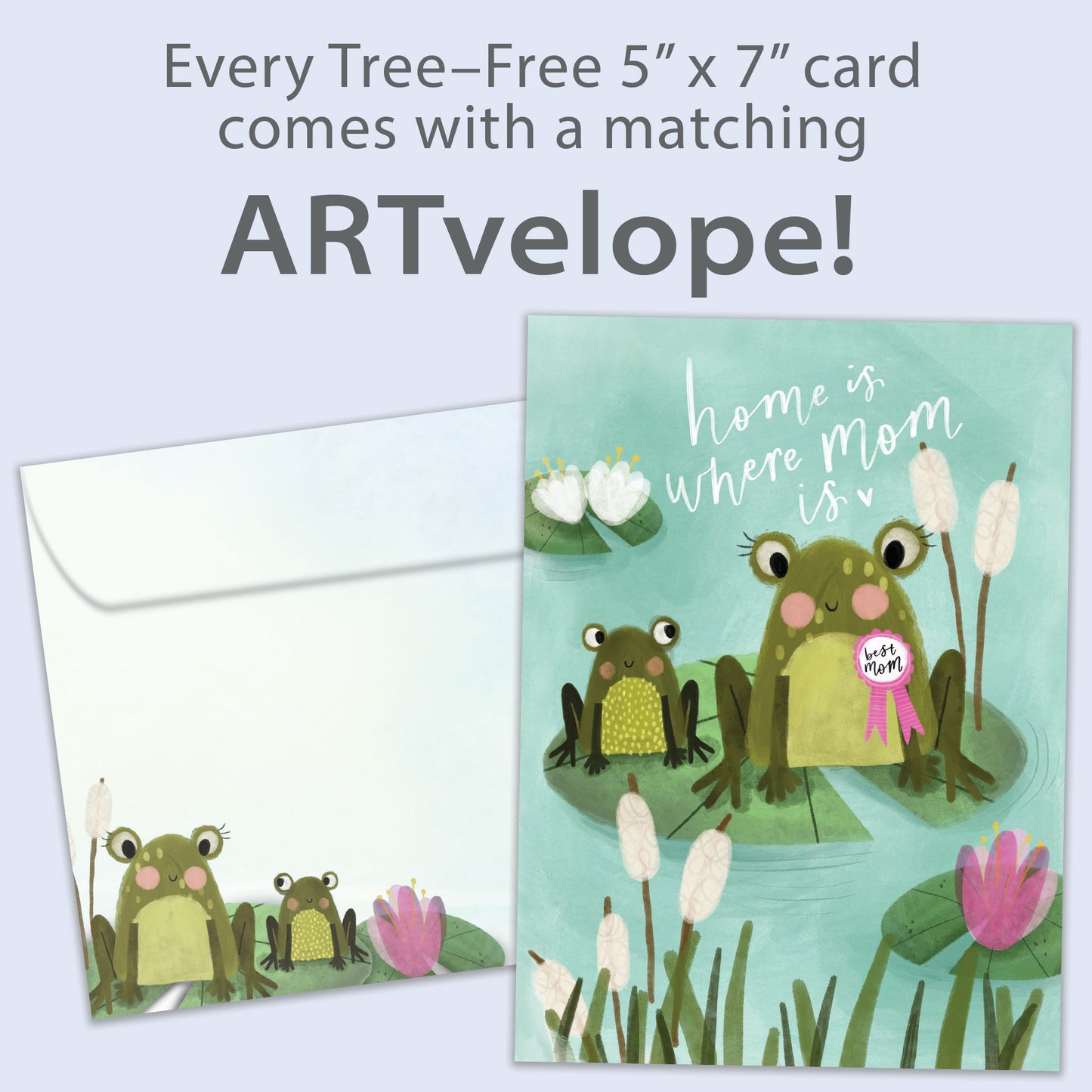 Frog Home Mother's Day Card