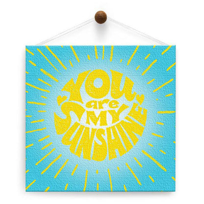 My Sunshine Thumb-Tack Canvas Card