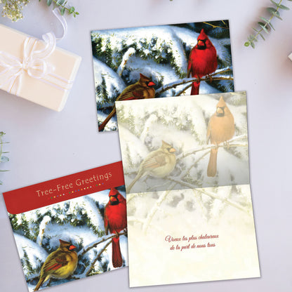 Carte Noël Visite Des Fêtes