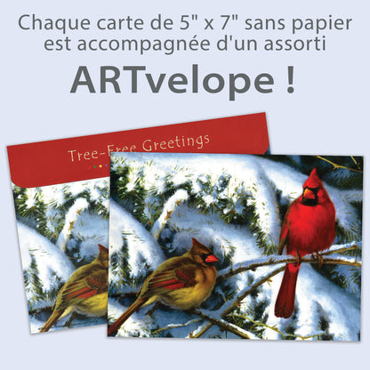 Carte Noël Visite Des Fêtes