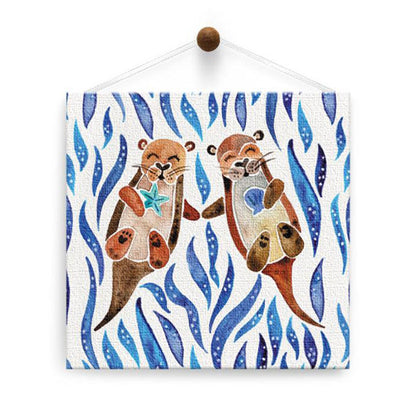 Otter Joy Thumb-Tack Canvas Card