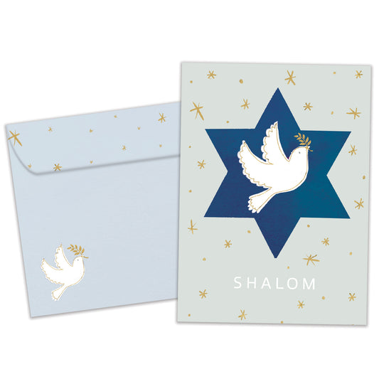 Shalom Dove Passover Card