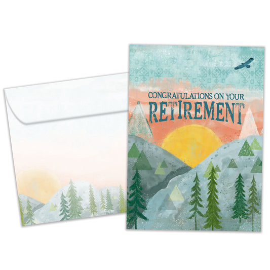 Remarkable Sunrise Retirement Card