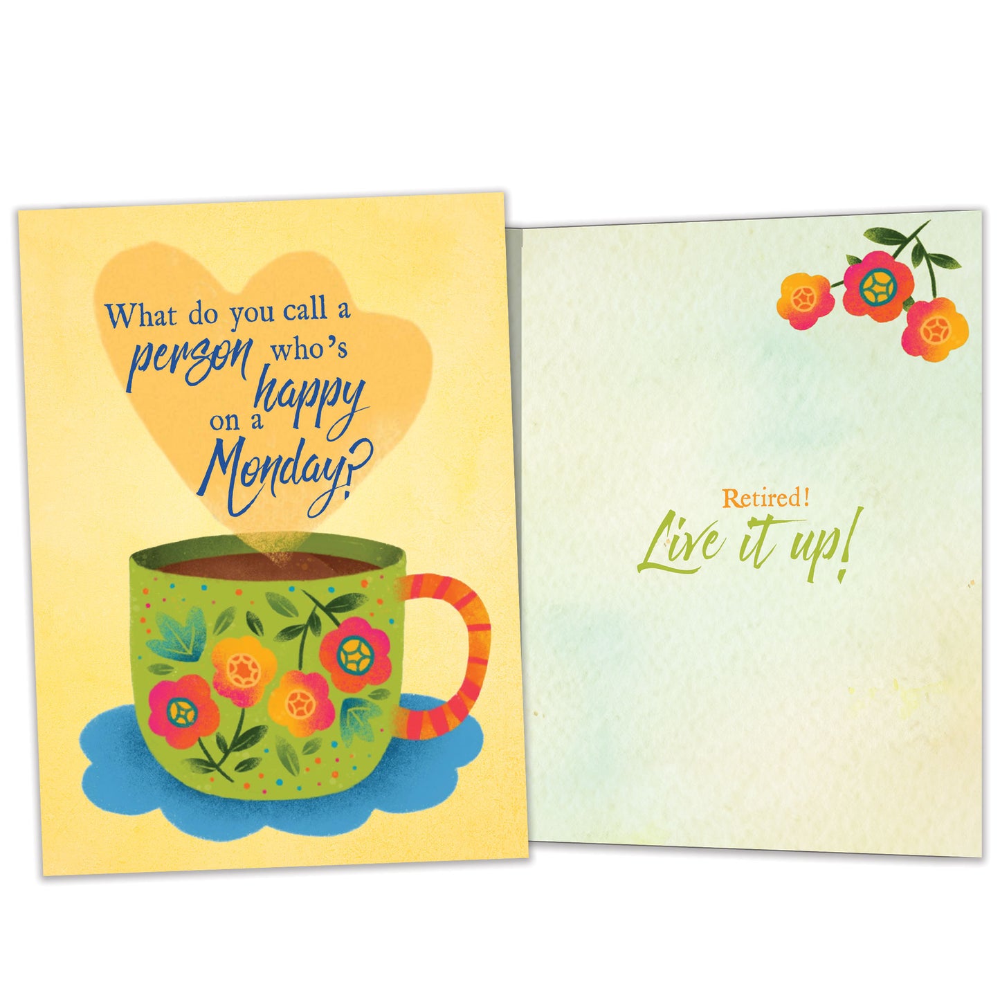 Happy Coffee Retirement Card