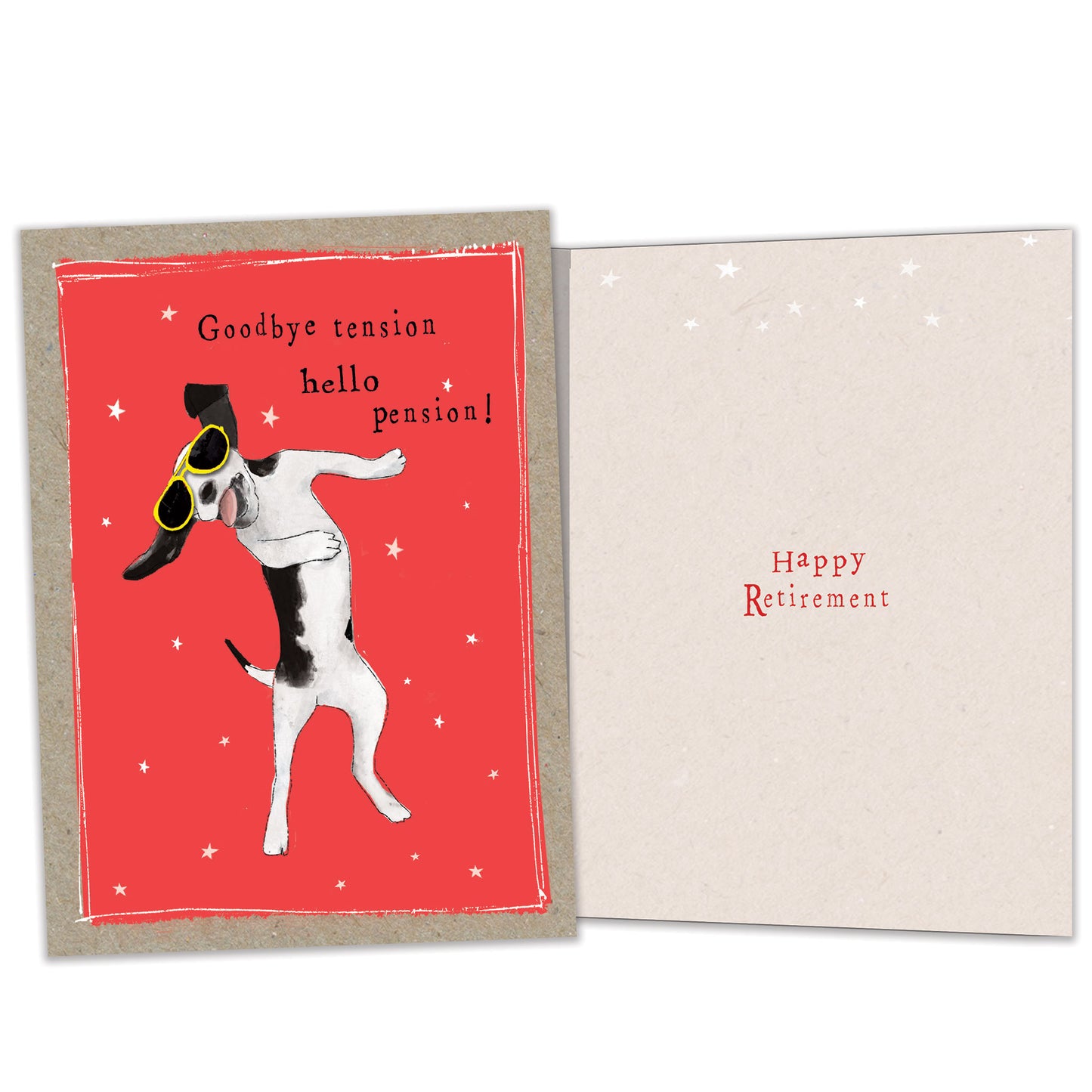 Goodbye Tension Retirement Card