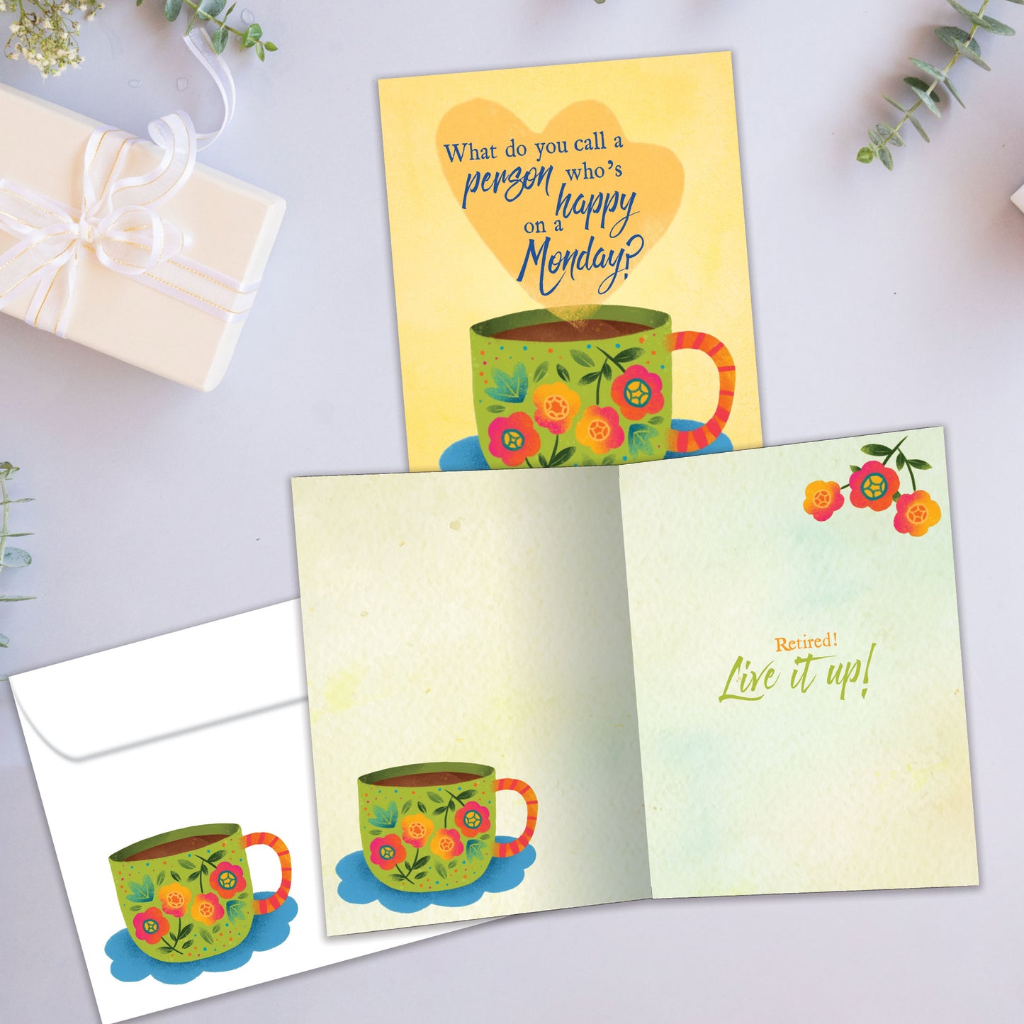 Happy Coffee Retirement Card