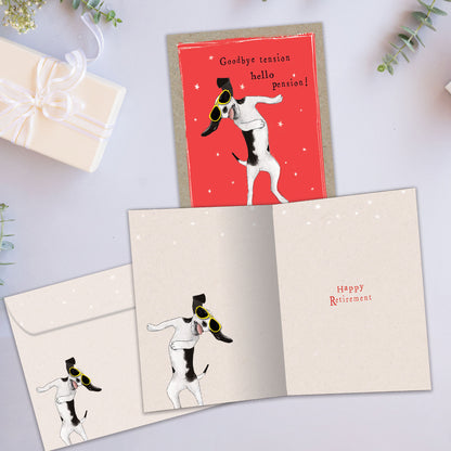 Goodbye Tension Retirement Card