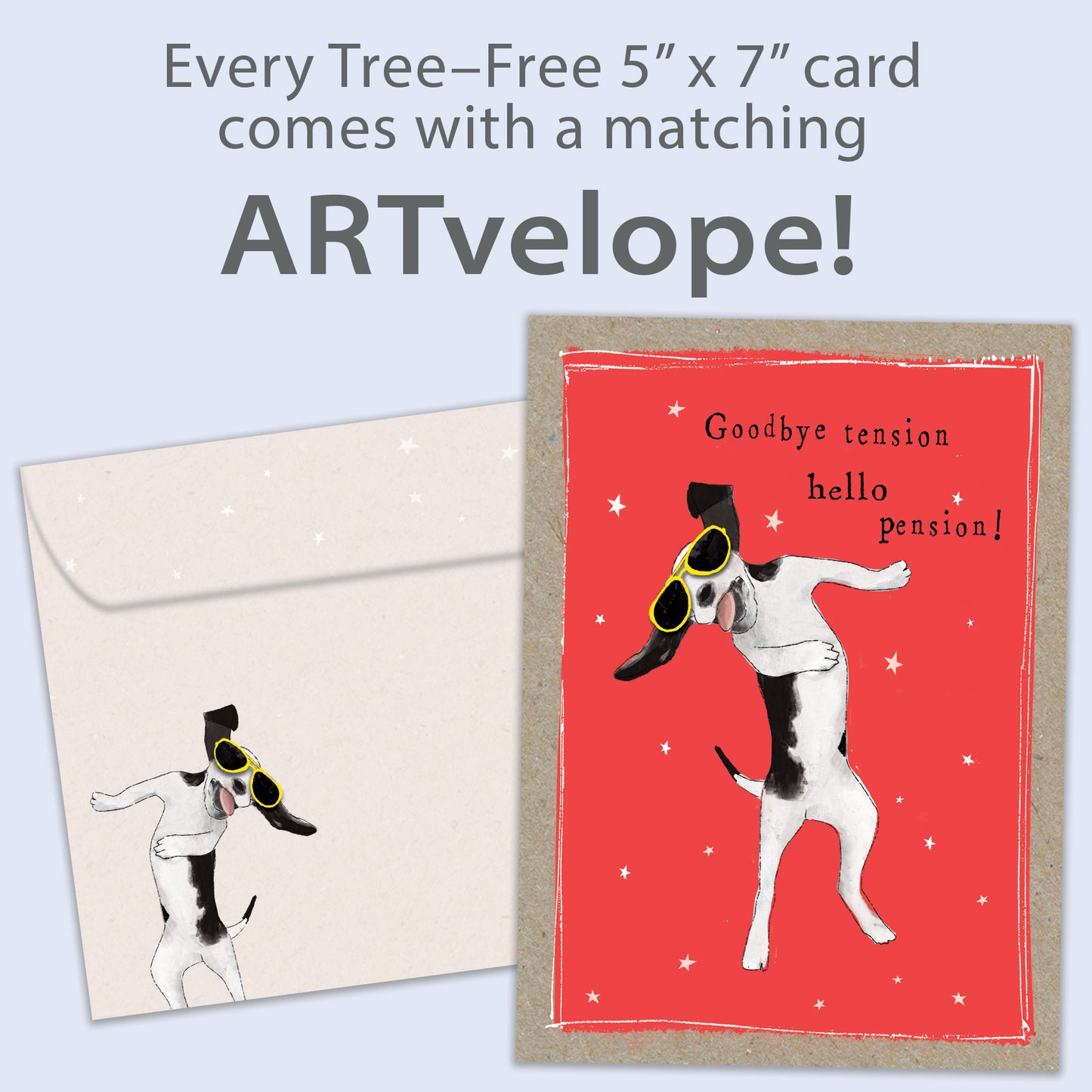 Goodbye Tension Retirement Card