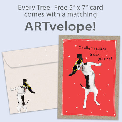 Goodbye Tension Retirement Card