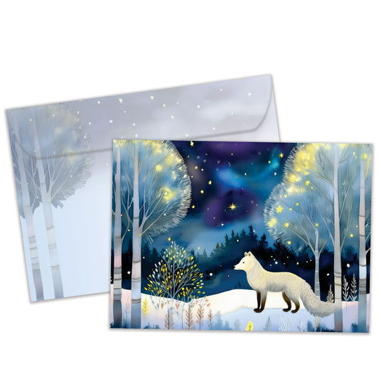 Bright Fox Solstice Card