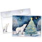 Polar Bear Light Solstice Card